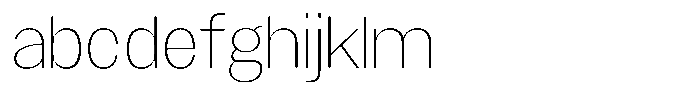 Gavion Extra Light FONT