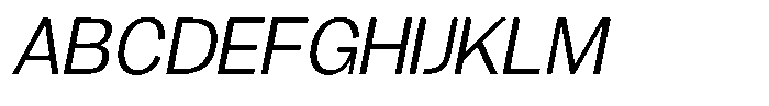 Gavion Italic Font UPPERCASE