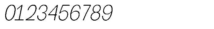 Gavion Light Condensed Italic Font OTHER CHARS