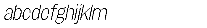 Gavion Light Condensed Italic FONT