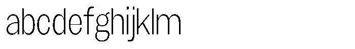 Gavion Light Condensed FONT