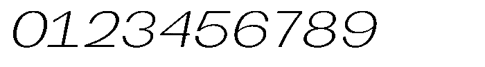 Gavion Light Expanden Italic Font OTHER CHARS