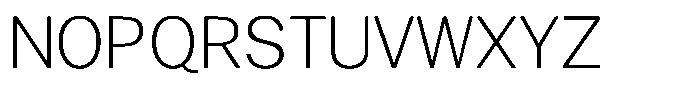 Gavion Light Font UPPERCASE