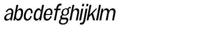 Gavion Medium Condensed Italic FONT