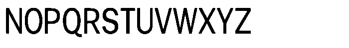 Gavion Medium Condensed Font UPPERCASE