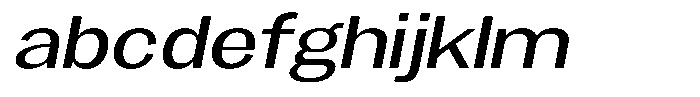 Gavion Medium Expanden Italic FONT