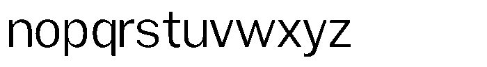 Gavion Regular Font LOWERCASE