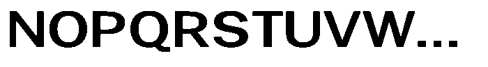 Gavion Semi Bold Expanden Font UPPERCASE