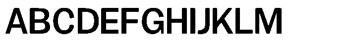 Gavion Semi Bold Font UPPERCASE