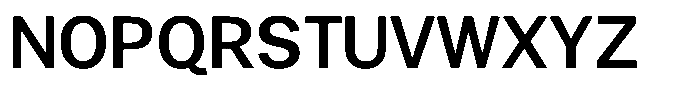 Gavion Semi Bold Font UPPERCASE
