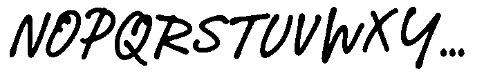 Gayalie Swimwear Serif Script Font UPPERCASE