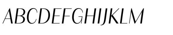 Gayatri Light Italic Font UPPERCASE