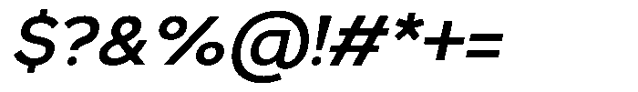 Gayen Italic Font OTHER CHARS