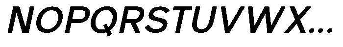 Gayen Italic Font UPPERCASE