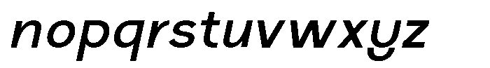 Gayen Italic Font LOWERCASE
