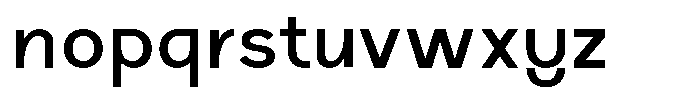 Gayen Regular Font LOWERCASE