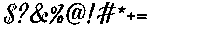 Gayla Regular Font OTHER CHARS