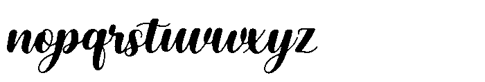 Gayla Regular Font LOWERCASE
