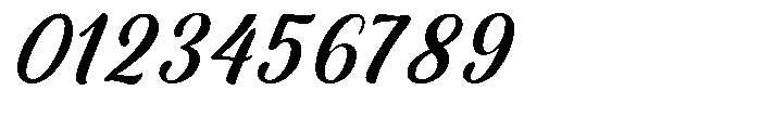 Gayla Slant Font OTHER CHARS