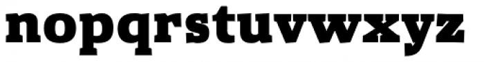 Gazeta Slab Extra Bold Font LOWERCASE