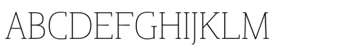 Gazeta Slab Extra Light Font UPPERCASE