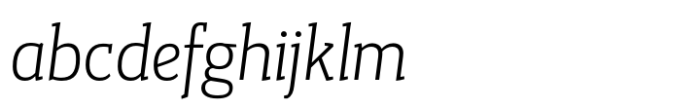 Gazeta Slab Light Italic FONT