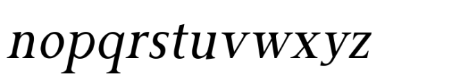 Gazi Italic Con Font LOWERCASE