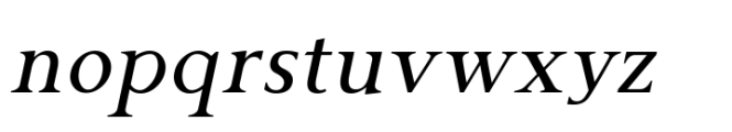 Gazi Italic Font LOWERCASE