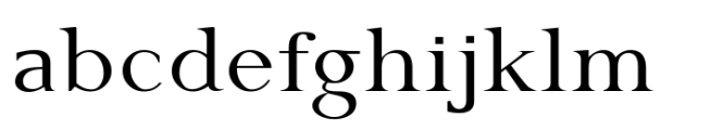 Gazi Light Exp Font LOWERCASE