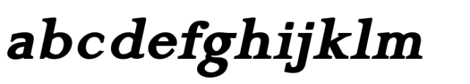 Gazi Pro Extrabold Italic Exp Font LOWERCASE