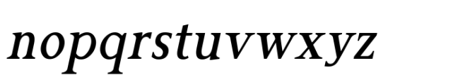 Gazi Pro Medium Italic Con Font LOWERCASE