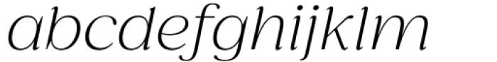 Gazpacho Italic Light Font LOWERCASE