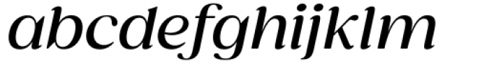Gazpacho Italic Medium Font LOWERCASE