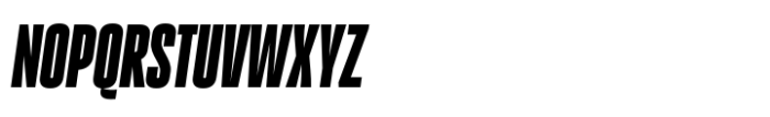 Gazzetta Bold Slanted Font UPPERCASE