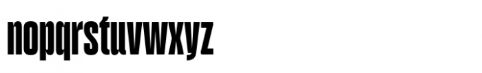Gazzetta Bold Font LOWERCASE