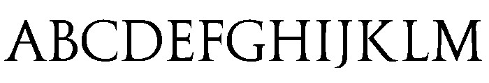 Galba Regular Font UPPERCASE