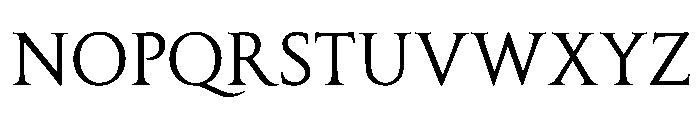 Galba Regular Font UPPERCASE