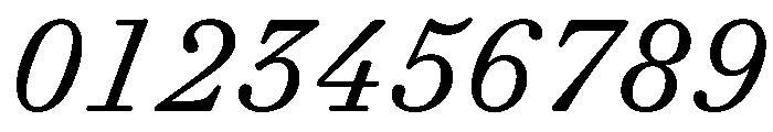 Gando CaptionItalic Font OTHER CHARS