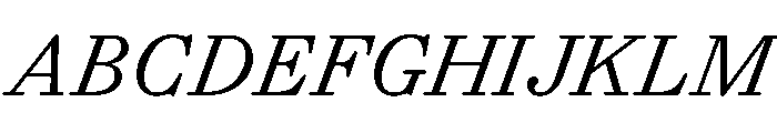 Gando CaptionItalic Font UPPERCASE