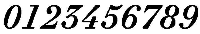 Gando CaptionMediumItalic Font OTHER CHARS