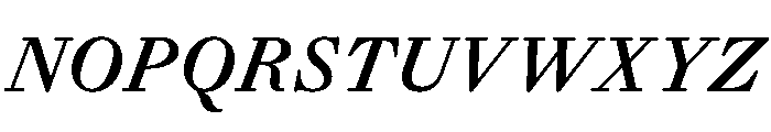 Gando CaptionMediumItalic Font UPPERCASE