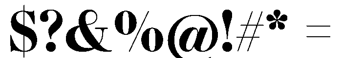 Gando DisplayBold Font OTHER CHARS
