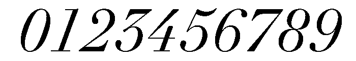 Gando DisplayItalic Font OTHER CHARS