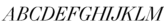 Gando DisplayItalic Font UPPERCASE