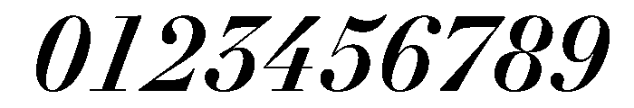 Gando DisplayMediumItalic Font OTHER CHARS