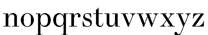 Gando DisplayRegular Font LOWERCASE