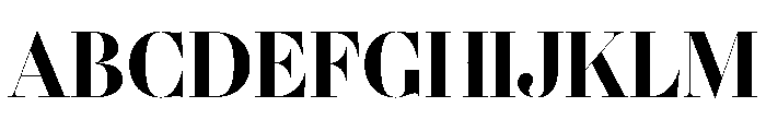 Gando PosterBold Font UPPERCASE
