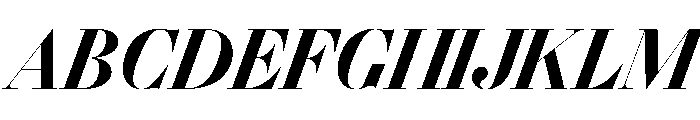 Gando PosterBoldItalic Font UPPERCASE