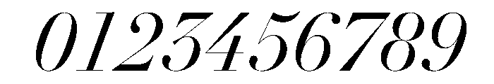 Gando PosterItalic Font OTHER CHARS