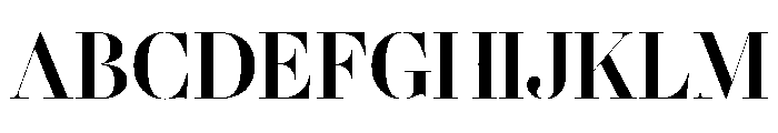 Gando PosterMedium Font UPPERCASE
